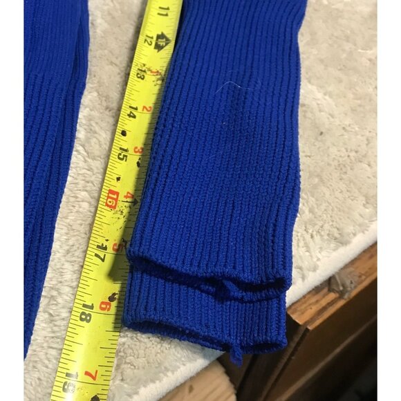 Saxon Blue Soccer Socks Nylon Stretch Size 10-13 Shoe Size 7-12 Pack Of 4 - Picture 6 of 6